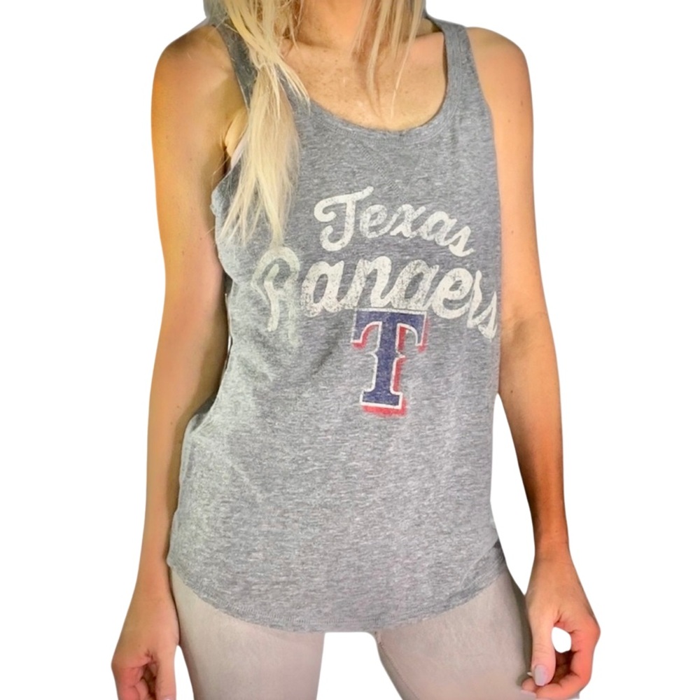TOUCH BY ALYSSA MILANO‎ TEXAS RANGERS Baseball Racerback Tank
